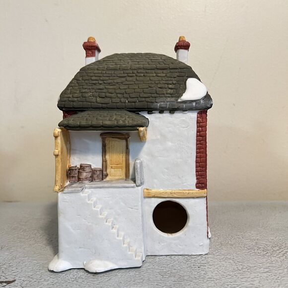 Vintage Dept 56 M Fezziwig Warehouse Building A Christmas Carol Dickens Village - Picture 5 of 9